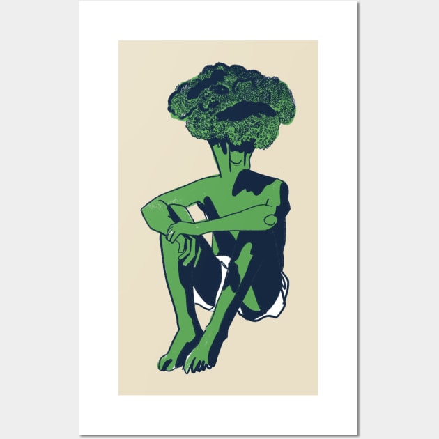 Broccoli Wall Art by Sophie Lucido Johnson